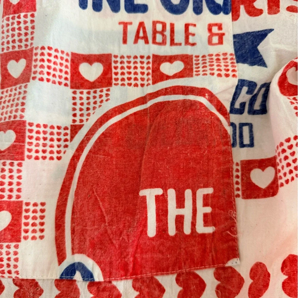 Vintage Style Sugar Beet Feed Sack Overall Dress – Boutique – One Size - Picture 12 of 13